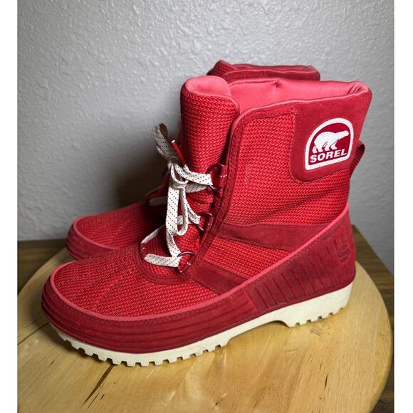 SOREL Tivoli II Go Sneaker Boot Women's Rocket/Sea Salt Laces Waterproof Sz 11 - Picture 8 of 8